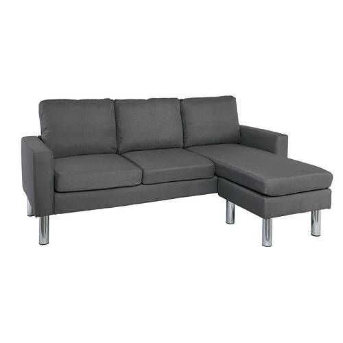 Γωνιακός καναπές Reverse - Σκούρο Γκρι Ε-00021188 Ε9695,1 (197x131/74x60cm H.86cm)