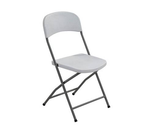 STREAMY Καρέκλα Πτυσσόμενη PP Άσπρο Ε-00012167 Ε501