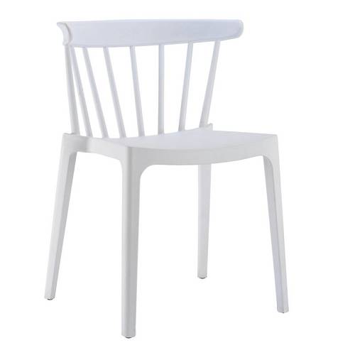 WEST Καρέκλα Κήπου - Βεράντας PP-UV Άσπρο Ε-00019145 Ε372,1