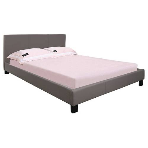 WILTON Κρεβάτι Διπλό για στρώμα 160x200cm, PU Απόχρωση Cappuccino Ε-00018281 Ε8054,3