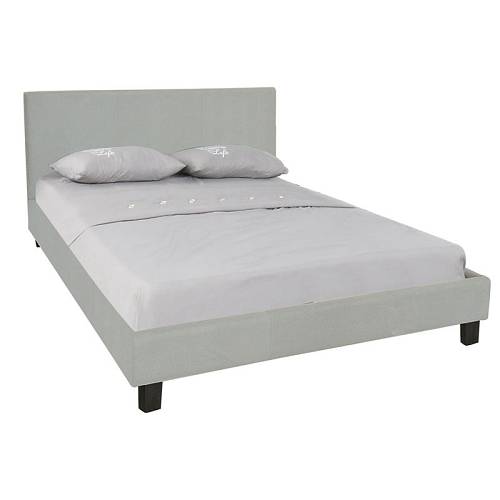 WILTON Κρεβάτι Διπλό για Στρώμα 140x190cm, Ύφασμα Απόχρωση Grey Stone Ε-00022942 Ε8031,F1