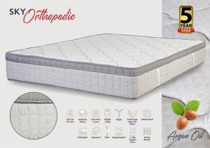 Στρώμα με ανώστρωμα Sky Orthopedic - Arganoil 100x200x30cm