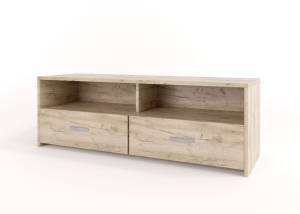 Έπιπλο τηλεόρασης Bled - Grey Craft Oak (110x35x38)