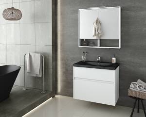 Σετ έπιπλο μπάνιου Instinct 80 White BL