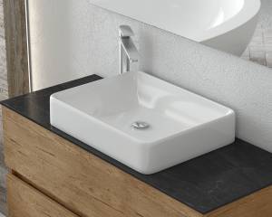 Σετ έπιπλο μπάνιου LUXUS 100 PL Wood Top - 1