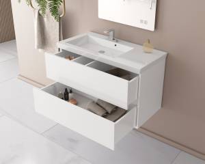Σετ έπιπλο μπάνιου LUXUS 85 White - 2 Σετ έπιπλο μπάνιου LUXUS 85 White - 2