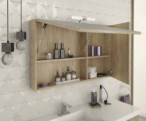 Σετ έπιπλο μπάνιου LUXUS 100 PL Wood