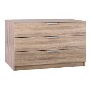 DRAWER Συρταριέρα με 3 Συρτάρια, Απόχρωση Sonoma Ε-00022034 Ε760,2