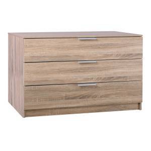DRAWER Συρταριέρα με 3 Συρτάρια, Απόχρωση Sonoma Ε-00022034 Ε760,2