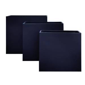 FLOWER POT-13 Set 3 τεμαχίων Απόχρωση Black Ε-00023562 Ε6312,S