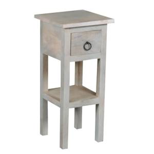 MAISON CLASSIC Έπιπλο Stand, Ξύλο Mango Antique Άσπρο Ε-00017558 ΕΙ930,2