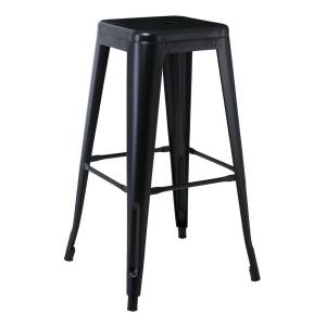 RELIX Σκαμπό Bar, Μέταλλο Βαφή Μαύρο Ε-00021347 Ε5190,1W