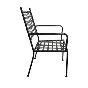 PATON Πολυθρόνα Κήπου Βεράντας, Μέταλλο Βαφή Μαύρο Mesh Ε-00020290 Ε5143,2 PATON Πολυθρόνα Κήπου Βεράντας, Μέταλλο Βαφή Μαύρο Mesh Ε-00020290 Ε5143,2