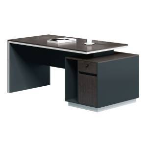 ADVANCE Γραφείο Σκούρο Καρυδί - Γκρι Ε-00022210 ΕΟ823