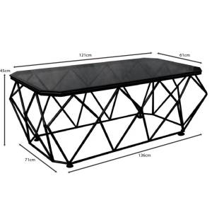 ACTON Τραπεζάκι Σαλονιού Καθιστικού, Μέταλλο Βαφή Μαύρο, Γυαλί Smoke Tempered Ε-00022251 ΕΜ523,1 ACTON Τραπεζάκι Σαλονιού Καθιστικού, Μέταλλο Βαφή Μαύρο, Γυαλί Smoke Tempered Ε-00022251 ΕΜ523,1