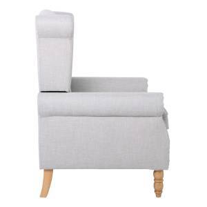 ROSY Πολυθρόνα - Μπερζέρα Φυσικό, Ύφασμα Εκρού Ε-00018676 Ε7118,3