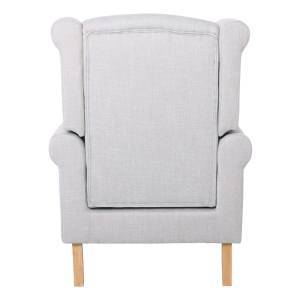 ROSY Πολυθρόνα - Μπερζέρα Φυσικό, Ύφασμα Εκρού Ε-00018676 Ε7118,3