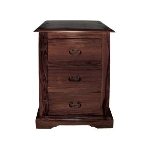 MANDORE Κομοδίνο Ξύλο Sheesham Καρυδί Ε-00007702 ΕΣ225