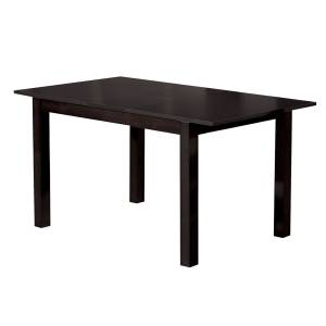 MILLER Τραπέζι Τραπεζαρίας - Κουζίνας Eπεκτεινόμενο Ξύλο Σκούρο Καρυδί Ε-00017197 Ε781