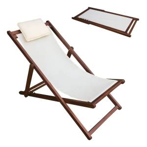 Σαιζ-Λόνγκ - Ξαπλώστρα 3 Θέσεων Acacia - Ύφασμα Εκρού Water Repellent Ε-00020111 Ε779,9