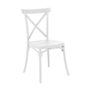 DESTINY Καρέκλα Πολυπροπυλένιο (PP), Απόχρωση Άσπρο, Στοιβαζόμενη Ε-00020360 Ε377,1