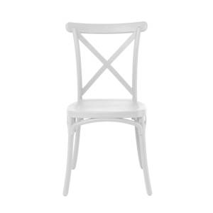 DESTINY Καρέκλα Πολυπροπυλένιο (PP), Απόχρωση Άσπρο, Στοιβαζόμενη Ε-00020360 Ε377,1