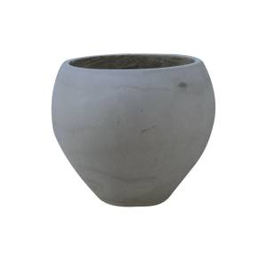 FLOWER POT-5 Cement Grey Φ43x32cm Ε-00023203 Ε6304,B