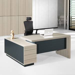 PROGRESS Γραφείο Αναστρέψιμη Γωνία, Ντουλάπι,Συρτάρι, Ράφι, Θέση Η/Υ, Απόχρωση Elm - Grey Ε-00023329 ΕΟ813,1