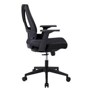 BF8760 Πολυθρόνα Γραφείου, Mesh Μαύρο, Ύφασμα Μαύρο Ε-00023437 ΕΟ609,1