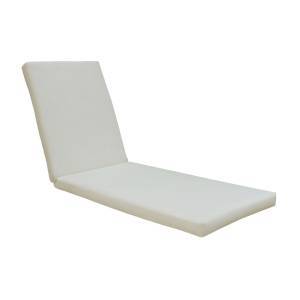 SUNLOUNGER Μαξιλάρι Ξαπλώστρας Ύφασμα Εκρού Water Repellent, Foam+Polyester Φερμουάρ-Velcro Ε-00014763 Ε2017