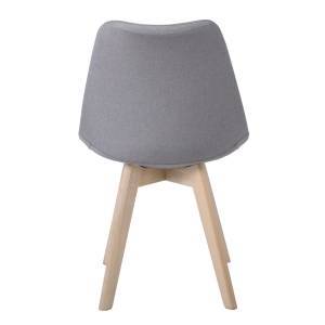 MARTIN Καρέκλα Οξιά Φυσικό, Ύφασμα Γκρι, Αμοντάριστη Ταπετσαρία Ε-00022052 ΕΜ136,44F (ΣΕΤ ΤΩΝ 4)