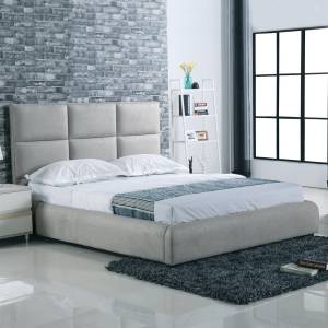 MAXIM Κρεβάτι Διπλό, για Στρώμα 160x200cm, Ύφασμα Απόχρωση Grey Stone Ε-00018691 Ε8080