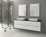 Σετ έπιπλο μπάνιου LUXUS 160 White