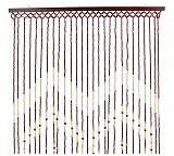 Κουρτίνα απο ξύλο σε φυσικο/καφε χρ.,200cm WER-4464