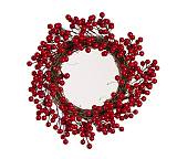 Στεφάνι με κόκκινα berry,35cm AX659