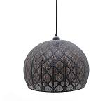 Φωτ/κο οροφής οβάλ σχ.καμπάνα,μαύρο 40x34cm HT604