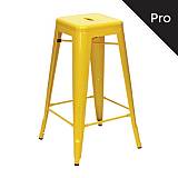 RELIX Σκαμπό Bar, Μέταλλο Βαφή Κίτρινο Ε-00023581 Ε5190,9W