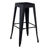 RELIX Σκαμπό Bar, Μέταλλο Βαφή Μαύρο Extra Matte Ε-00016384 Ε5190,1ΜW